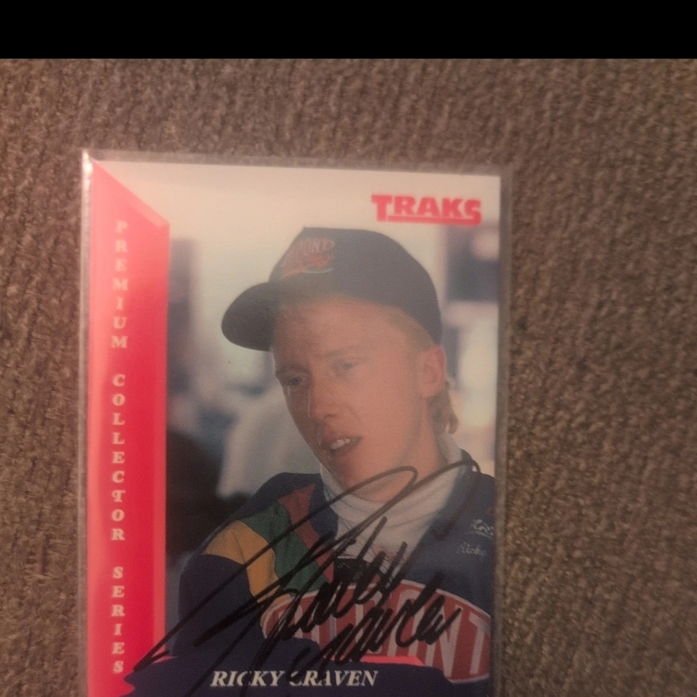 Traks Premium Collector Series Card Ricky Cravins 1993 Vintage Mint Condition